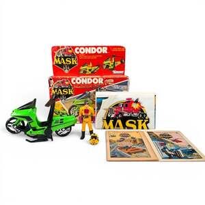 Vintage 1985 M.A.S.K. Condor Motorcycle/Helicopter with Original Box